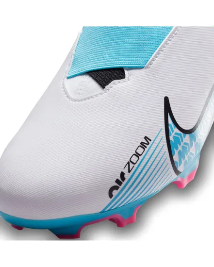 Crampons de football Enfant JR ZOOM SUPERFLY 9 ACAD FG/MG Blanc