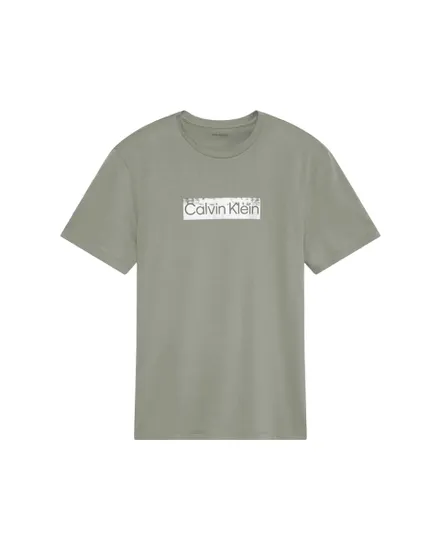 T-Shirt Homme Logo Métallique Calvin Klein