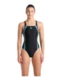 Maillot de bain Femme WOMEN S SWIM PRO BACK GRAPHIC Noir