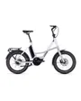 Vélo électrique urbain Unisexe COMPACT HYBRID 500 Blanc