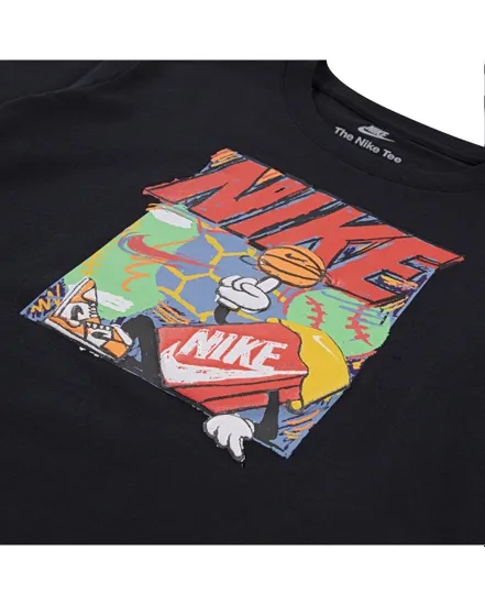 T-shirt manches longues Jeune enfant NKB BBALL NIKE LS TEE Noir