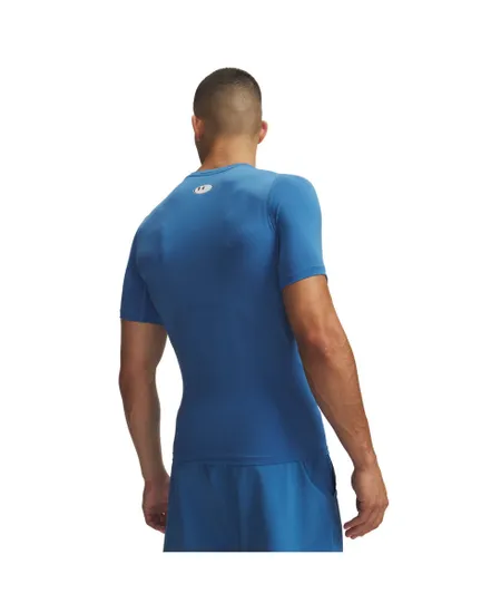 T-shirt Homme UA HG ARMOUR COMP SS Bleu