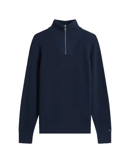 Pull Homme Fisherman Rib Zip Mock