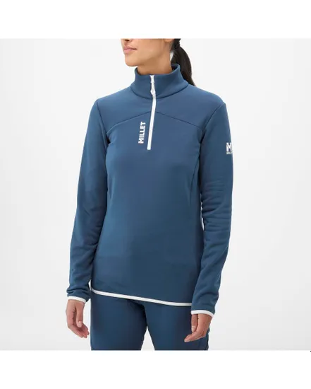 Polaire col zip Femme SENECA FL PO W Bleu