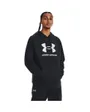 Sweat à capuche Homme UA RIVAL FLEECE LOGO HD Noir