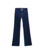 Jean Femme SECRET BOOT CUT WITH FRONT POCKET DETAIL Bleu Foncé