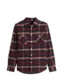 Chemise Homme FLANNEL TARTAN POCKET RF SHIRT Bordeaux