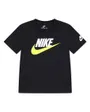 T-shirt Jeune enfant NKN CLUB FAMILY S/S KNIT TOP Noir