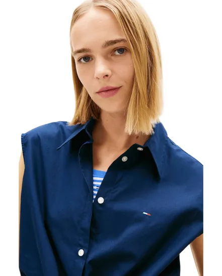 Chemisier Femme TJW Tie Front Poplin