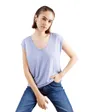 T-shirt Femme PCBillO Lurex Stripes