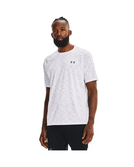 T-shirt manches courtes Homme UA TECH 2.0 DASH SS Blanc