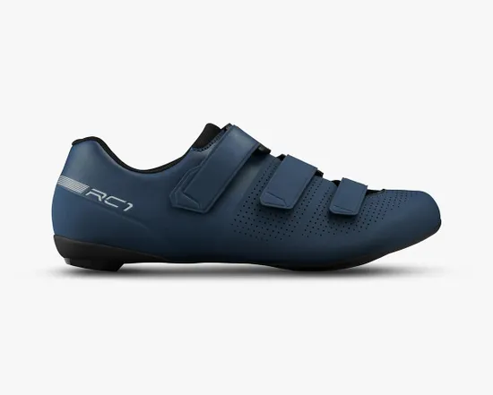 Chaussures Cyclisme Shimano RC1 (SH-RC100W) Femme, Bleu Marine, Pointure EU 39 / US 7, Avec Crampons, Neuves.