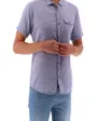 Chemise mode manches courtes Homme SELKIR - H - CHEMISE MC Bleu