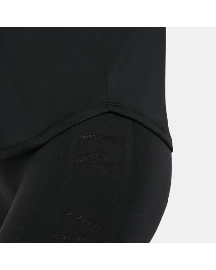T-Shirt de Running femme W NK SWOOSH RUN TOP SS Noir