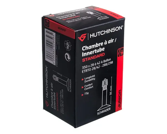 Chambre à air de vélo enfant STANDARD 350x28-42 À BALLON SCHRADER