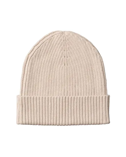 Bonnet Homme PATCH CHUNKY RIB COTTON BEANIE Gris Château
