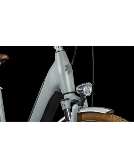 Vélo électrique urbain Femme ELLA CRUISE HYBRID 500 Gris