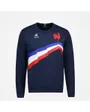 Sweat Homme FFR FANWEAR CREW N1 M Bleu