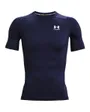 T-Shirt MC Homme UA HG ARMOUR COMP SS Bleu