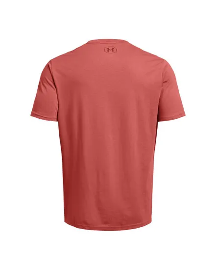 T-Shirt MC Homme UA COLORBLOCK WORDMARK SS Rouge