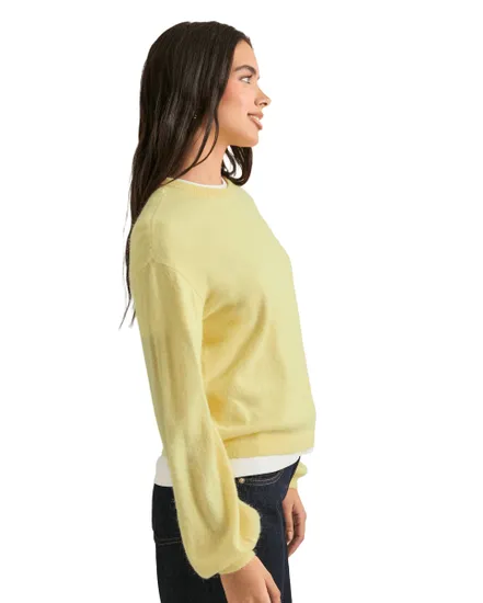 Pull Femme PCNAOMI LS O Neck Knit Noos BC
