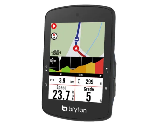 Compteur GPS de vélo RIDER S510 E Noir