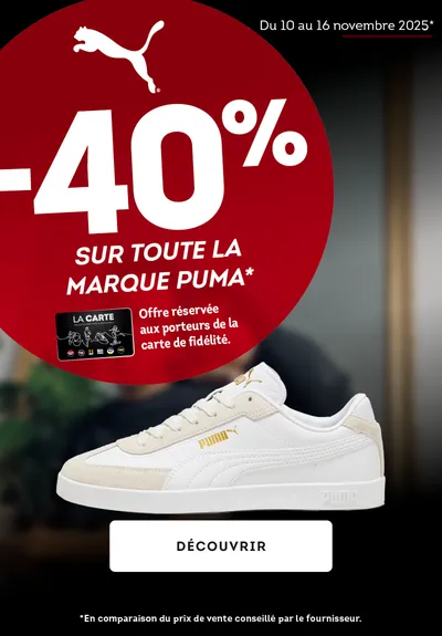 Offre Brand Week Puma