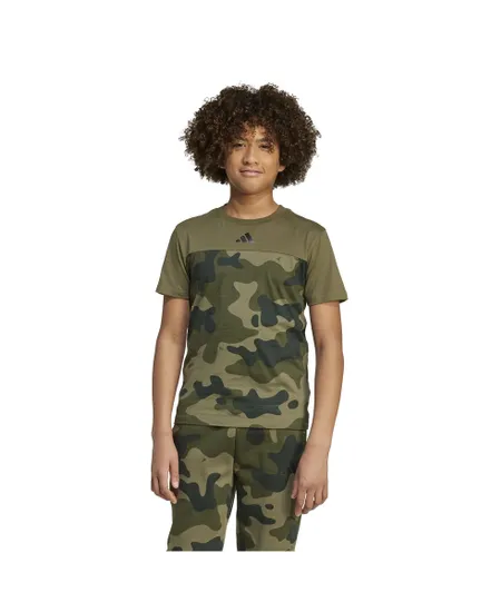 T-shirt Enfant J  CAMO T Vert