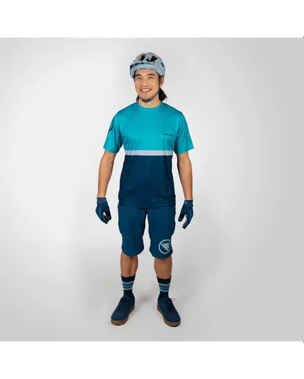 T-shirt manches courtes Homme SINGLETRACK CORE II Bleu