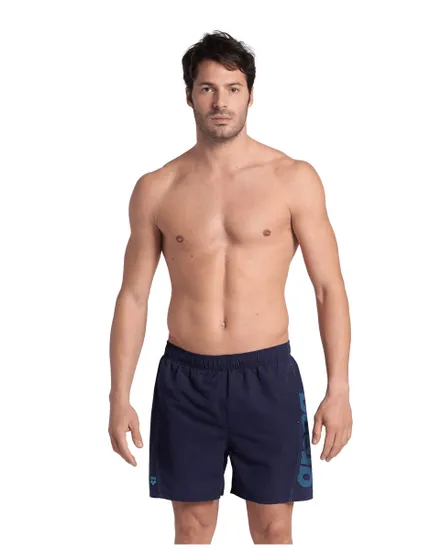 Short de bain Homme FUNDAMENTALS ARENA LOGO BOXER R Bleu