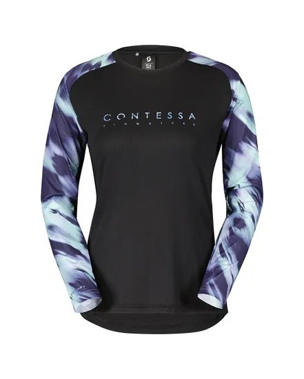 Maillot manches longues Femme TRAIL CONTESSA SIGNATURE Noir