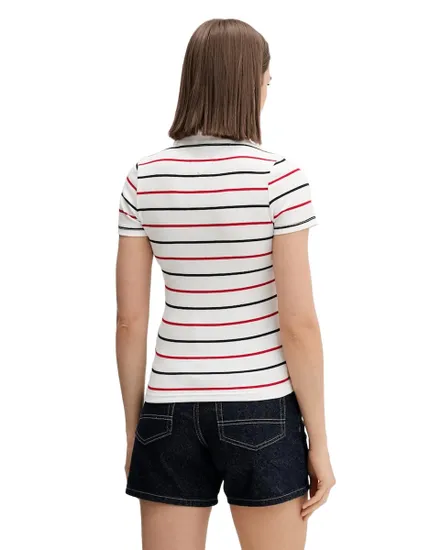 Polo Femme Slim Rib Court
