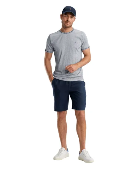 T-shirt col rond Homme THRUXTON Marine