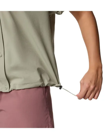 Chemise manches courtes Femme BOUNDLESS TREK SS BUTTON UP II Beige
