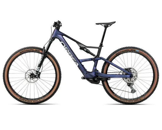 VTT tout suspendu électrique RISE SL M20 630W Tanzanite/Carbone