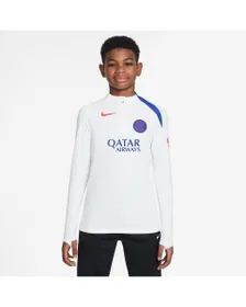 Haut d'entrainement Enfant plus agé PSG YNK DF STRK DRILL TOP K 3R Blanc