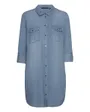 Robe Femme VMSIGGA LS Short Dress Lt Bl Ga Noo
