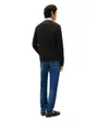 Pull col rond Homme ESSENTIAL COTTON CRE Noir