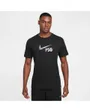 T-shirt Homme PSG M NK SWOOSH TEE Noir