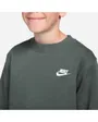 Sweat Garçon K NSW CLUB FLC CREW LS LBR Vert