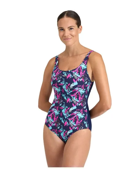 Maillot de natation Femme WOMEN S BODYLIFT SWIMSUIT FRANCY WING BACK Bleu