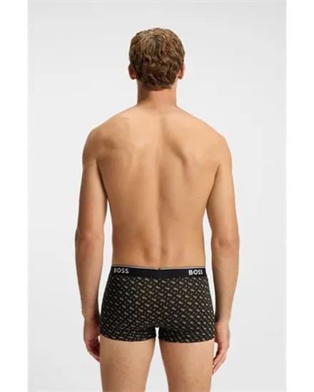 Lot de 3 boxers Homme TRUNK 3P POWER DESIG Brun Clair