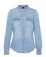 Chemise Jean Femme VMMARIA LS Denim Slim Shirt