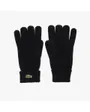 GANTS EN JERSEY DE LAINE Unisexe Noir