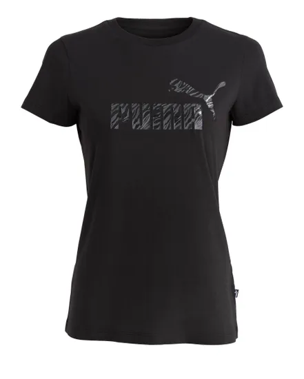 T-SHIRT FEMME W ESS+ANI TEE Noir