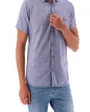 Chemise mode manches courtes Homme SELKIR - H - CHEMISE MC Bleu