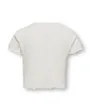 T-shirt manches courtes Enfant KOGNELLA S/S O-NECK TOP NOOS JRS Blanc
