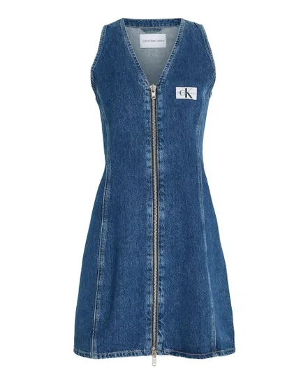 Robe en jean Femme ZIP THROUGH SLEEVELE Bleu