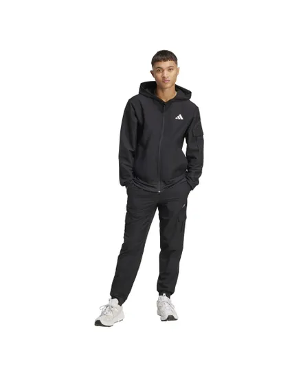 Veste zip à capuche Homme M WV CRG SLI TS Noir
