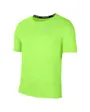 T-shirt manches courtes Homme M NK DF MILER TOP SS Vert